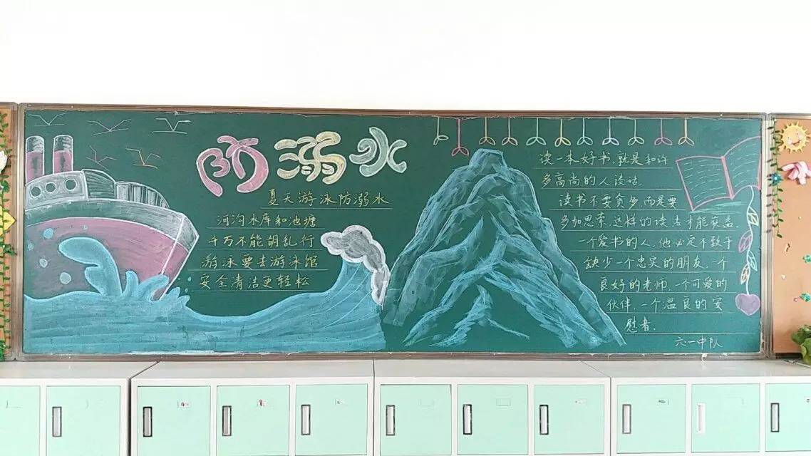 珍爱生命 预防溺水——沣东三小第二期黑板报评比活动圆满举行